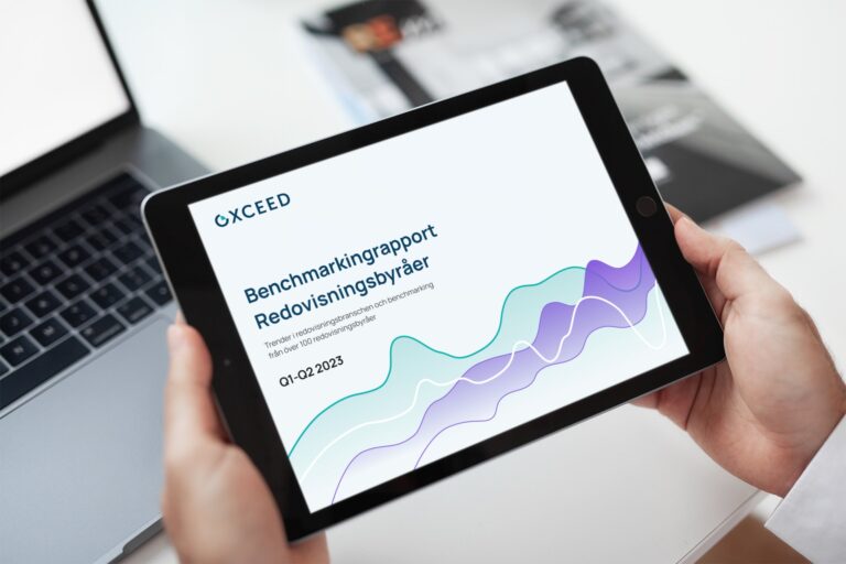 Benchmarkingrapport Redovisningsbyråer Q1-Q2 2023